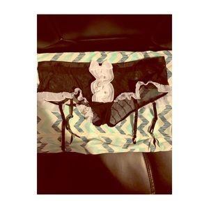 (3 for $10) Victoria’s Secret ruffle garter panty